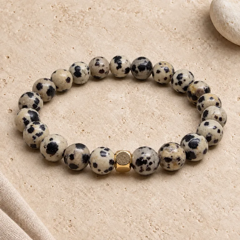 Dalmantininio jaspio apyrankė